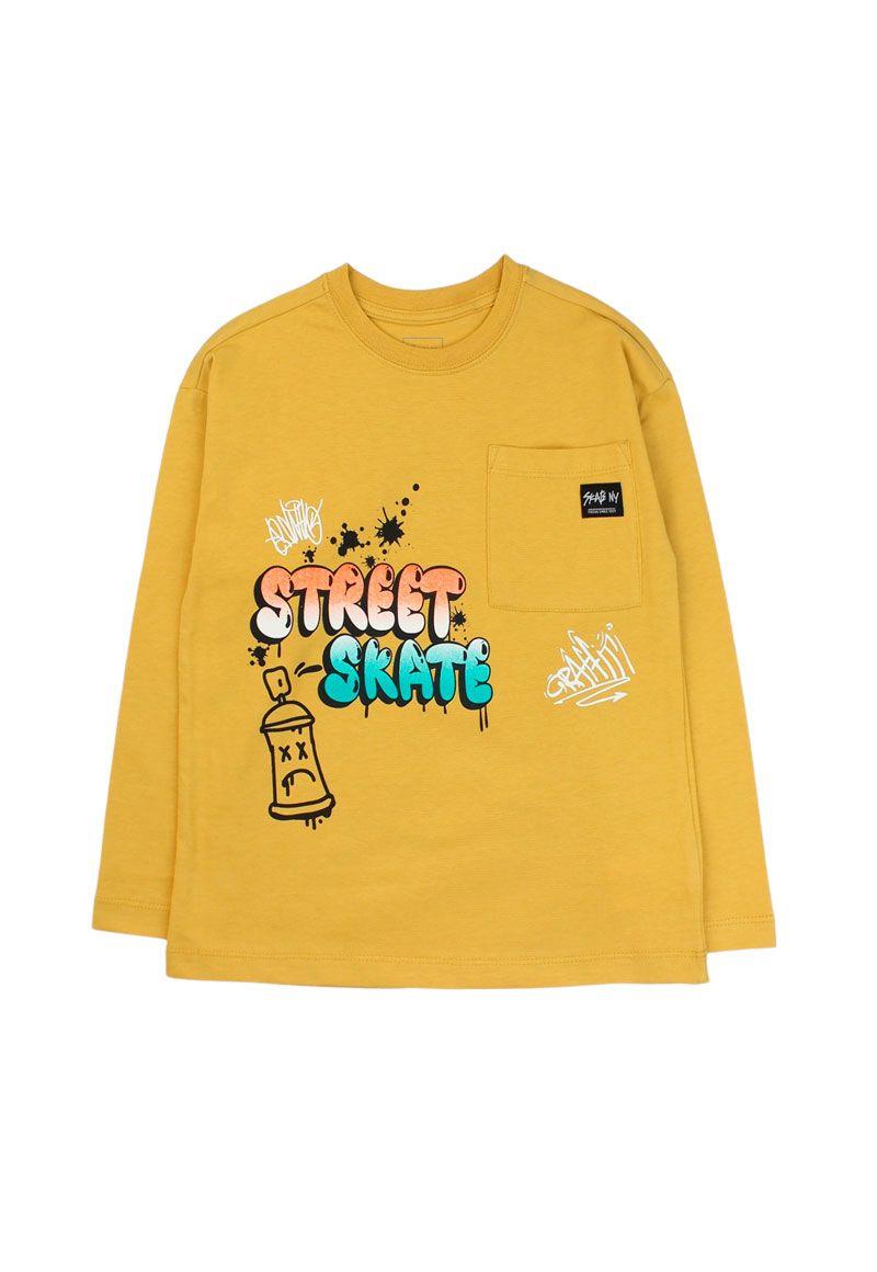 Polera kids niño bolsillo liberty 228-0