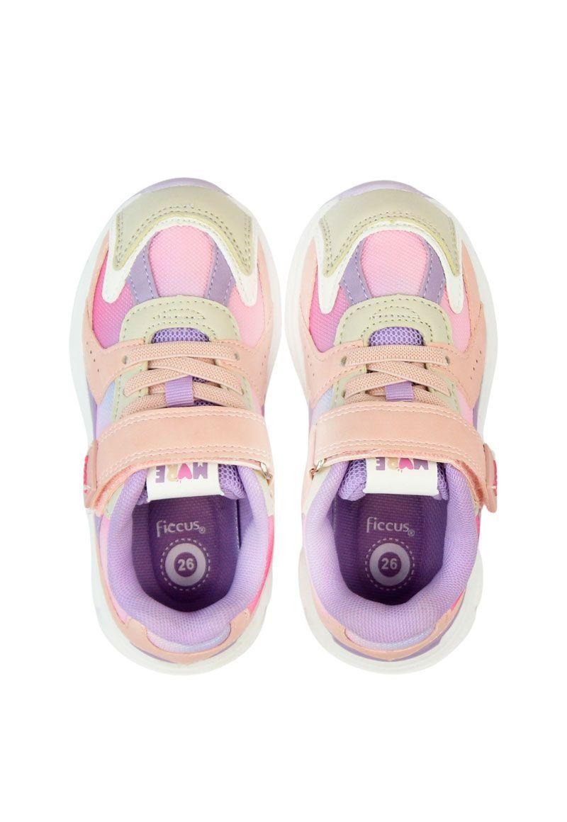 Zapatilla sport velcro elástico kids niña 871r-2