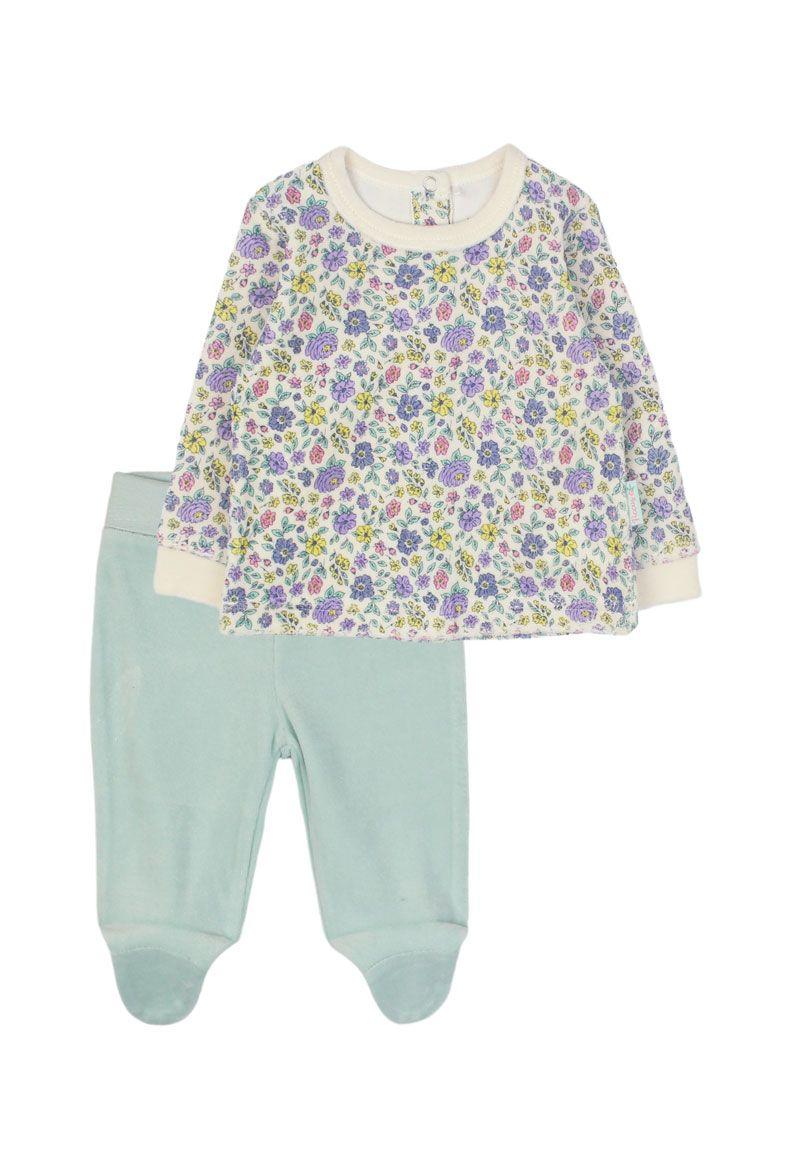 Conjunto newborn niña plush cute garden 123B-0