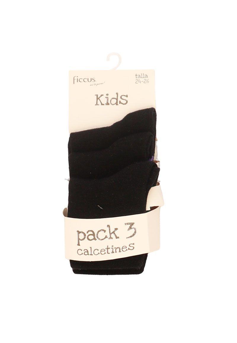 Pack 3 calcetines kids niña ficcus 653m-0