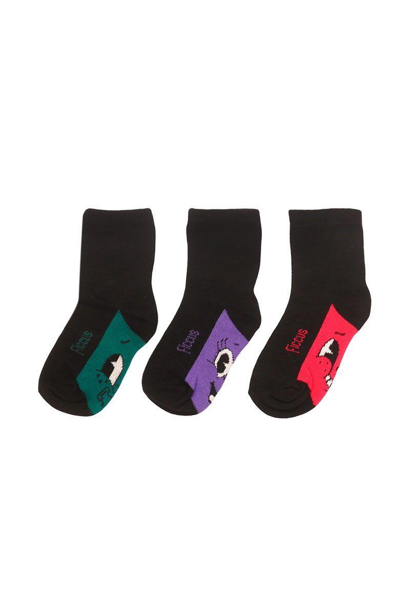 Pack 3 calcetines kids niña ficcus 653m-1