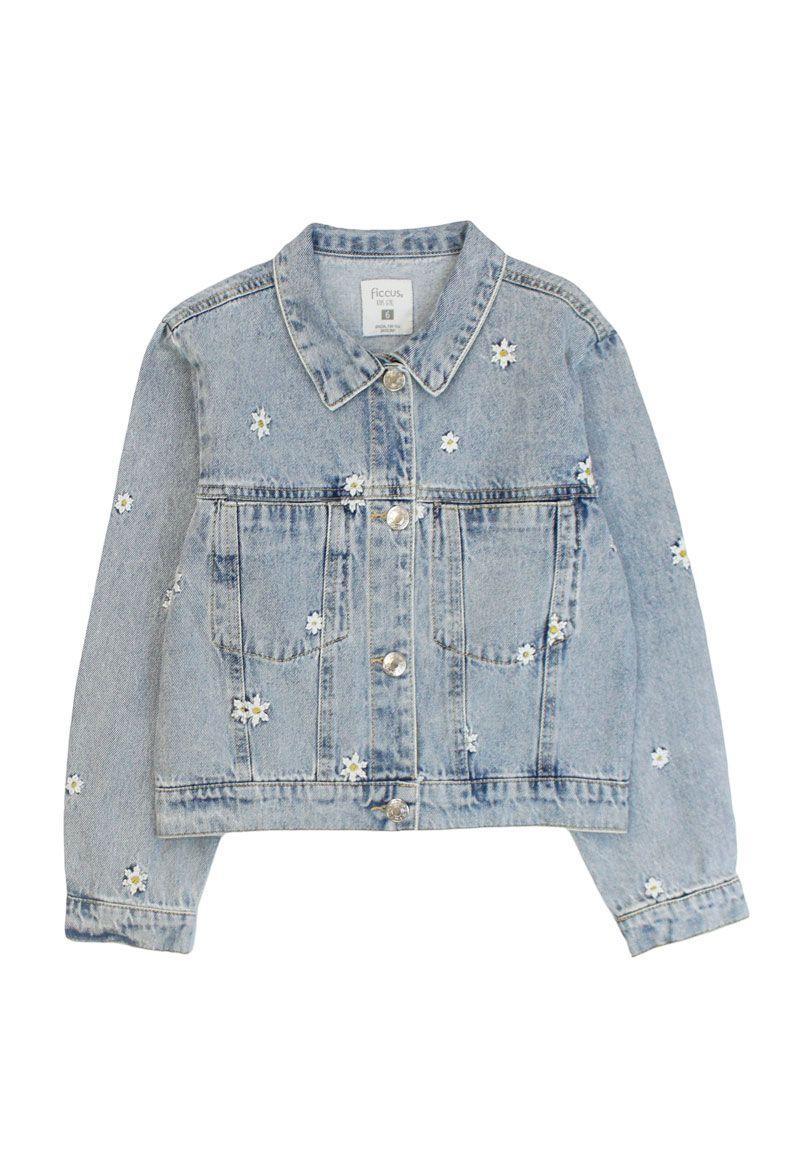 Casaca kids niña mezclilla essence 336w-0