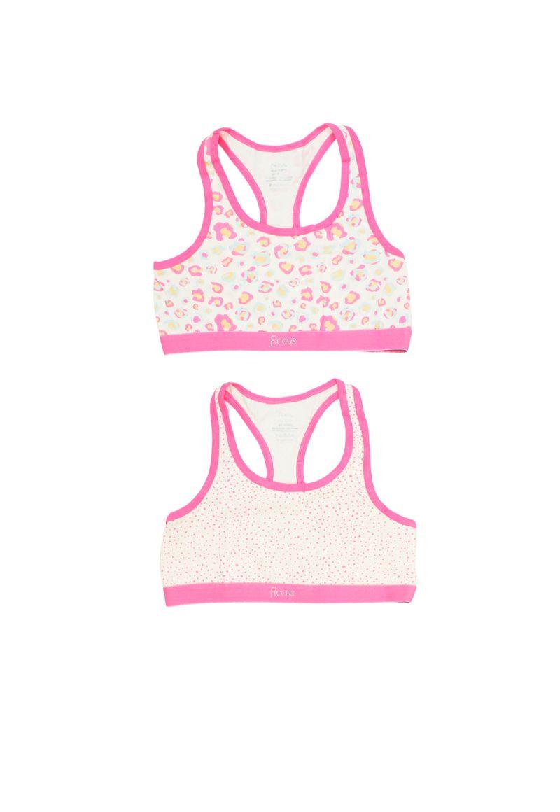 Pack doble sosten teens niña 665b-0