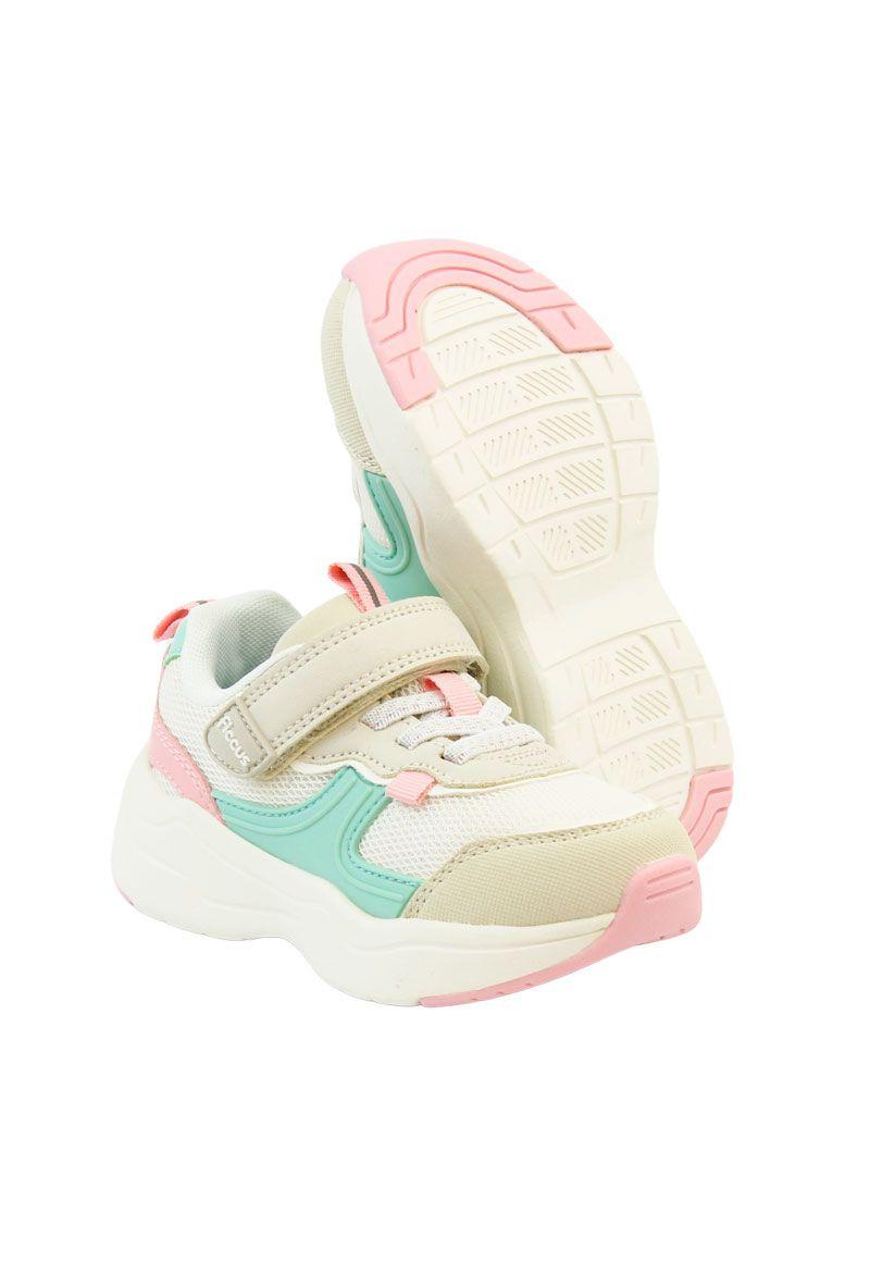 Zapatilla sport velcro elástico kids niña 872r-3