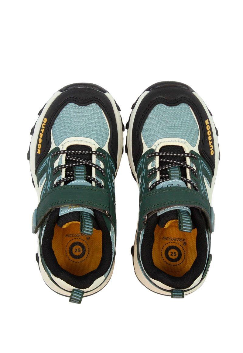 Zapatilla ficcustex velcro baja elástico kids niño 879-2