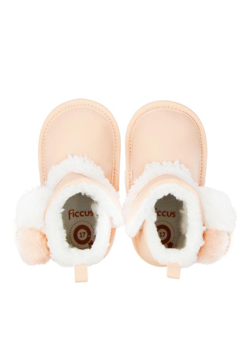 Bota velcro new born niña 806-2