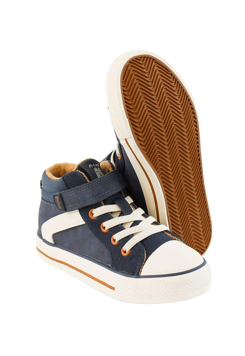 Zapatilla urbana caña velcro elástico w24 niño 923-3