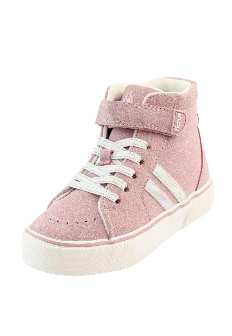 Zapatilla urbana caña velcro elástico a correr niña 902b-1