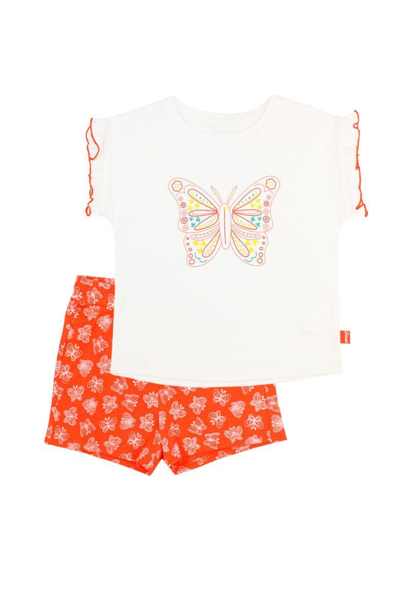Pijama kids niña corto buterfly 338-0