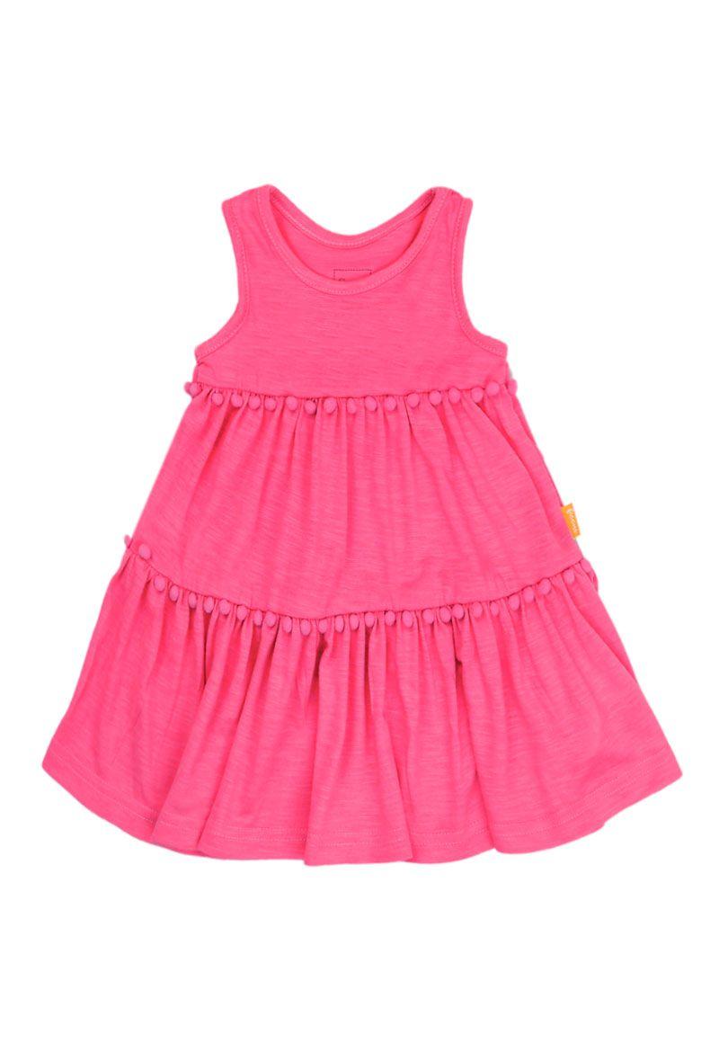 Vestido bebé niña borlas day to day 719a-0