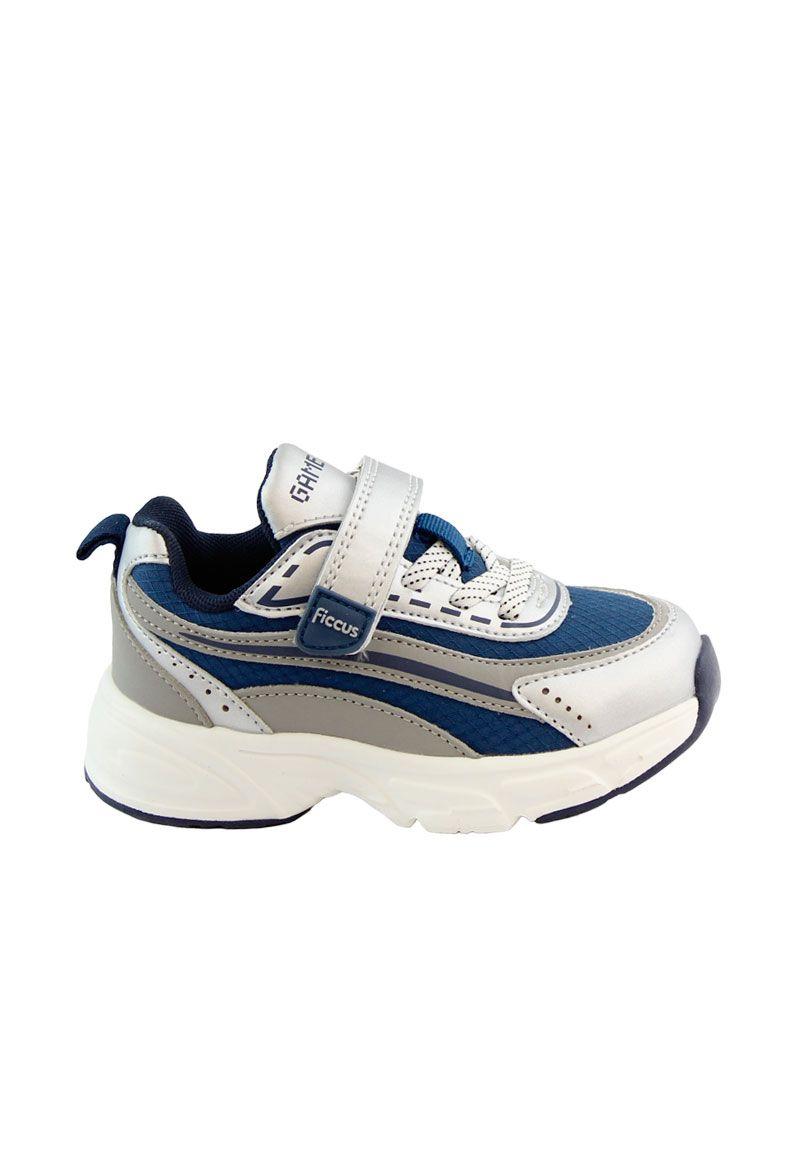 Zapatilla sport velcro elástico kids niño 874-3
