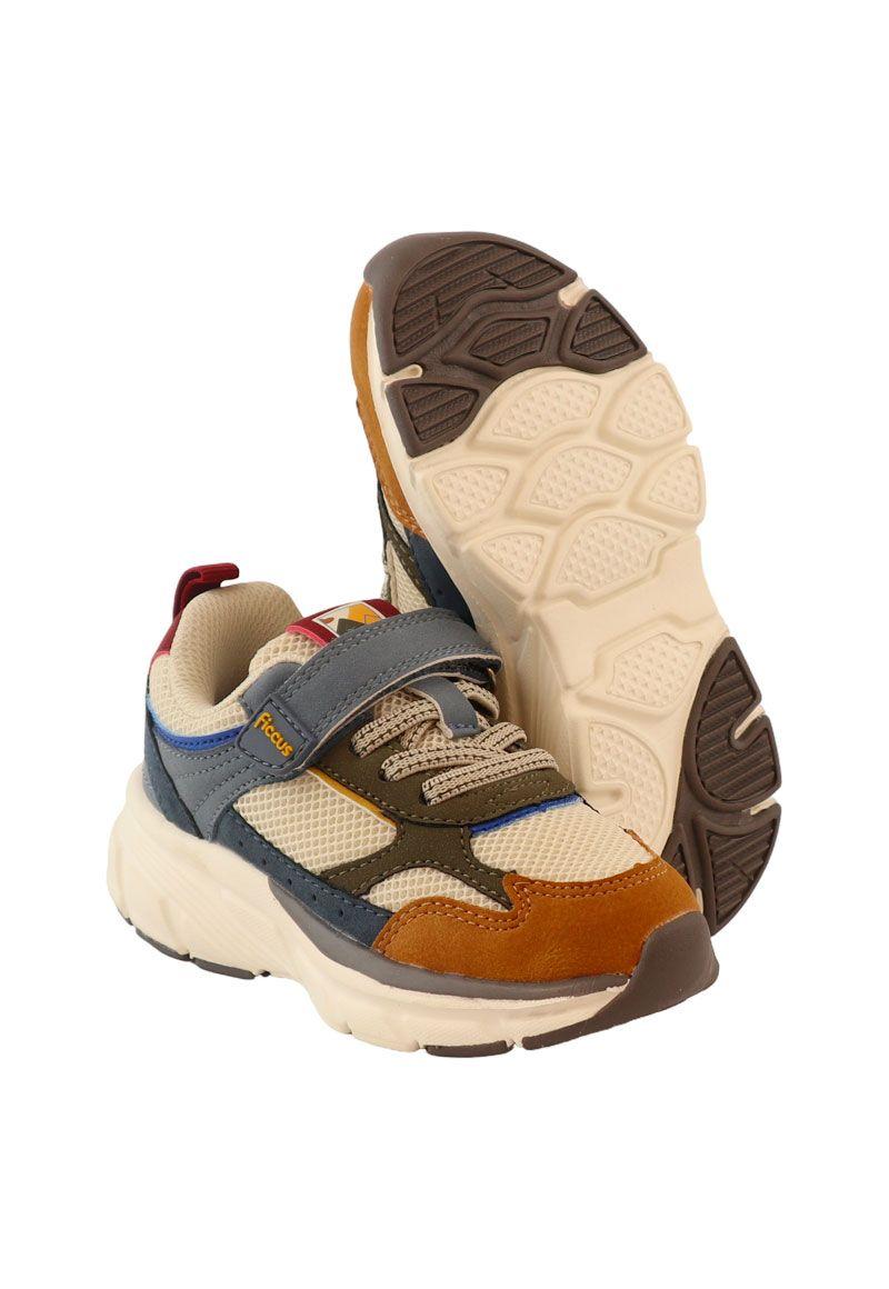 Zapatilla sport velcro elástico kids niño 863-3