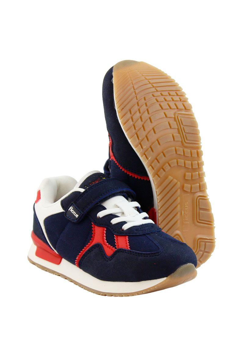 Zapatilla sport velcro elástico junior niño 933-3