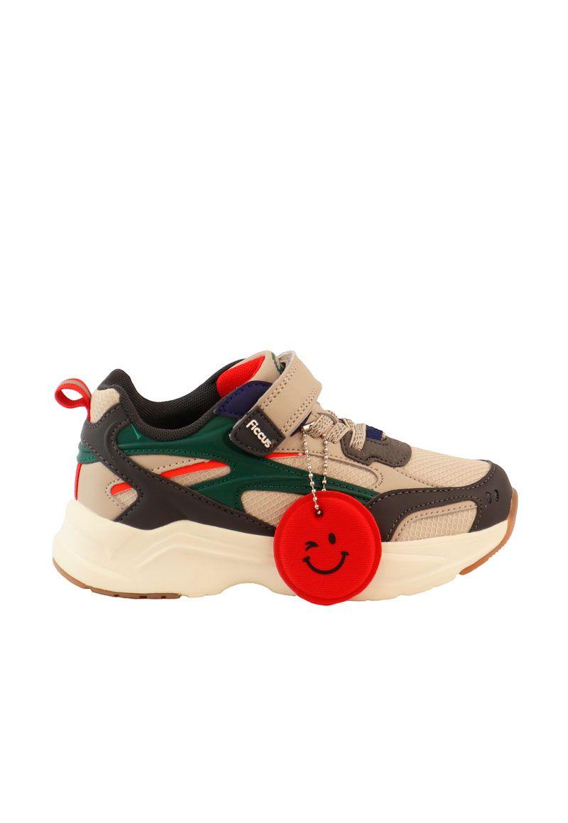 Zapatilla sport velcro elástico junior niño 905-0