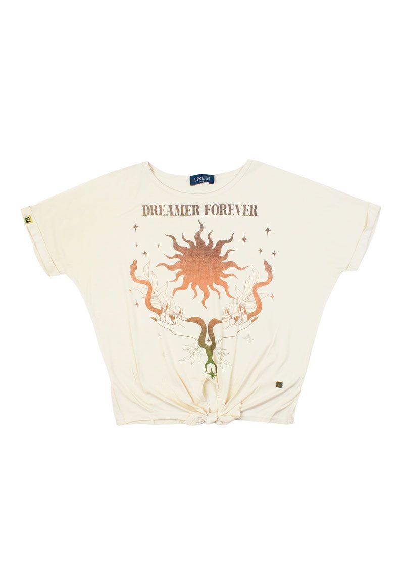 Polera teens niña nudo free 529-0