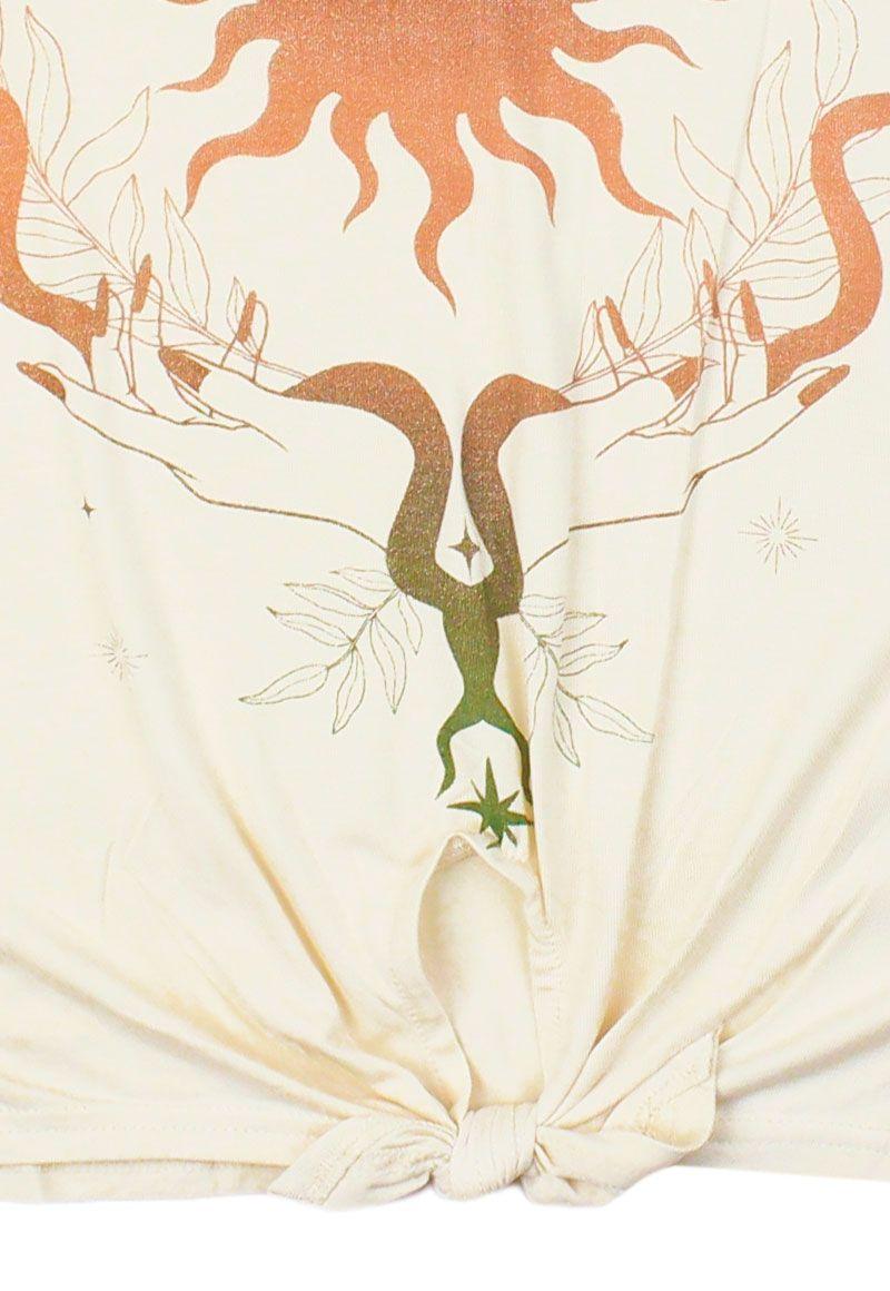 Polera teens niña nudo free 529-2