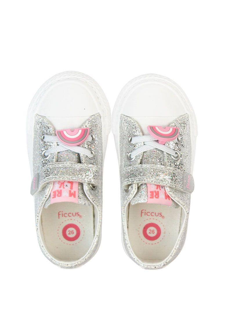 Zapatilla urbana velcro elástico kids niña 865-2
