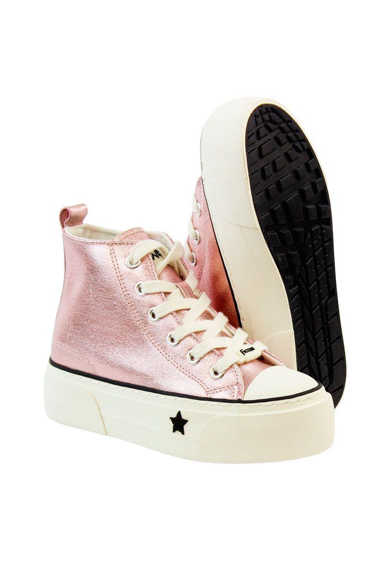 Zapatilla urbana caña cordón junior niña 901-3