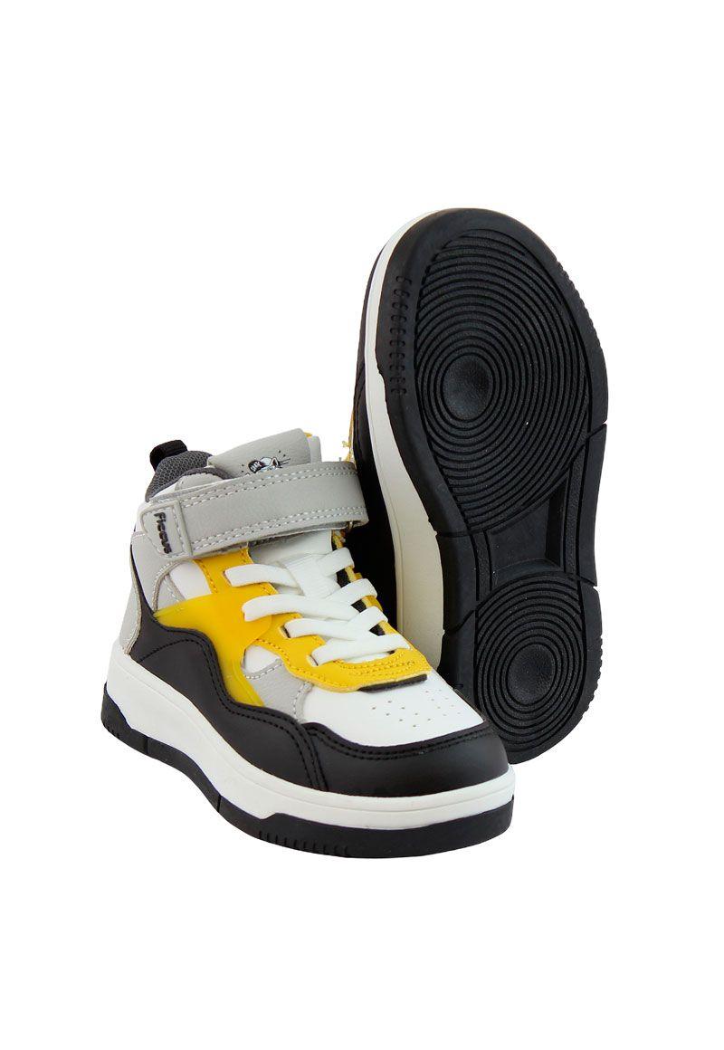 Zapatilla urbana caña velcro elástico kids niño 863-2