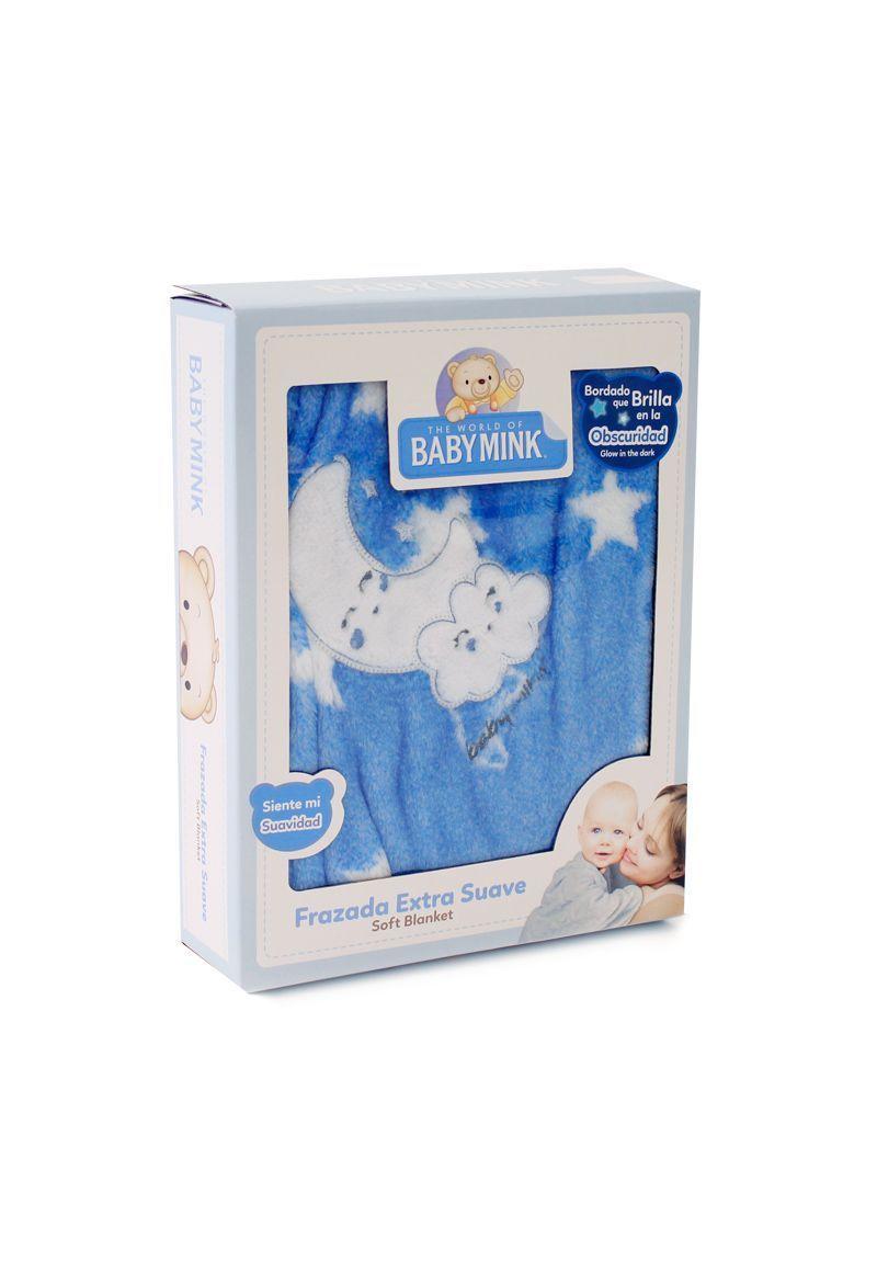 Frazada flannel con bordado que brilla en la oscuridad-3