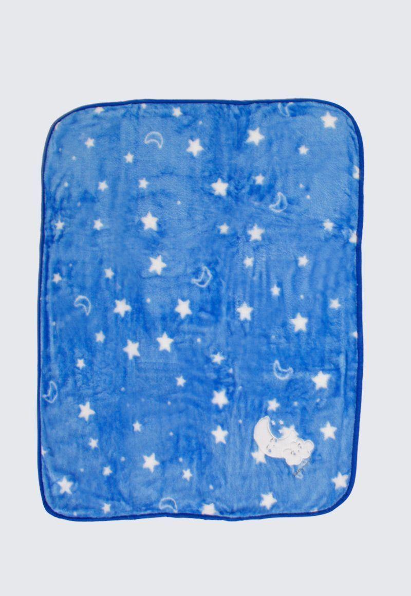 Frazada flannel con bordado que brilla en la oscuridad-0