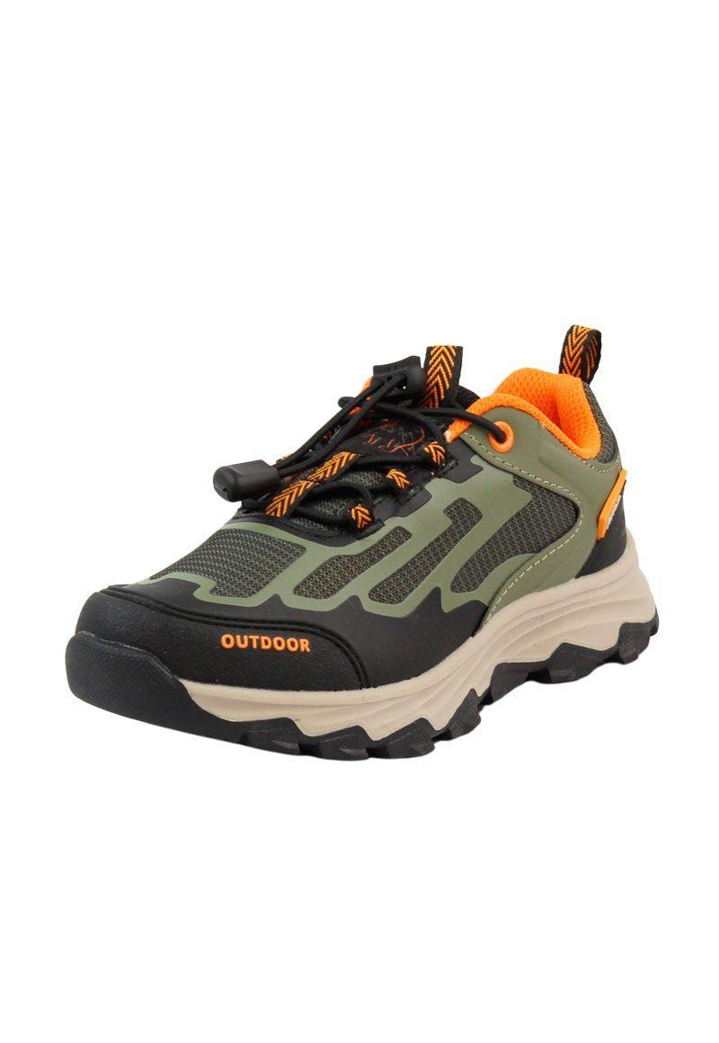 Zapatilla outdoor ficcustex velcro elástico junior niño 926-2