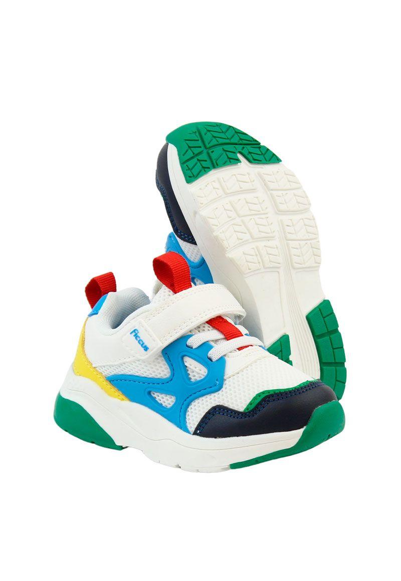 Zapatilla sport velcro elástico principiante niño 848-3