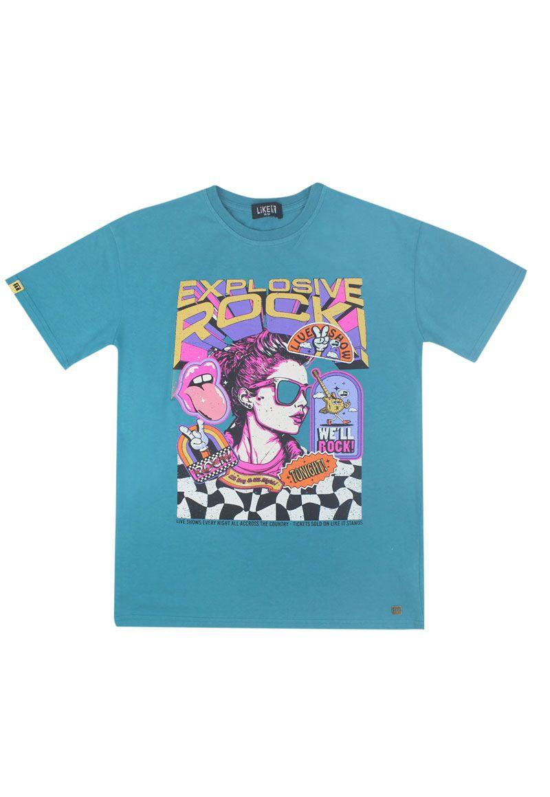 Polera teens niña desgastada energy 536-0
