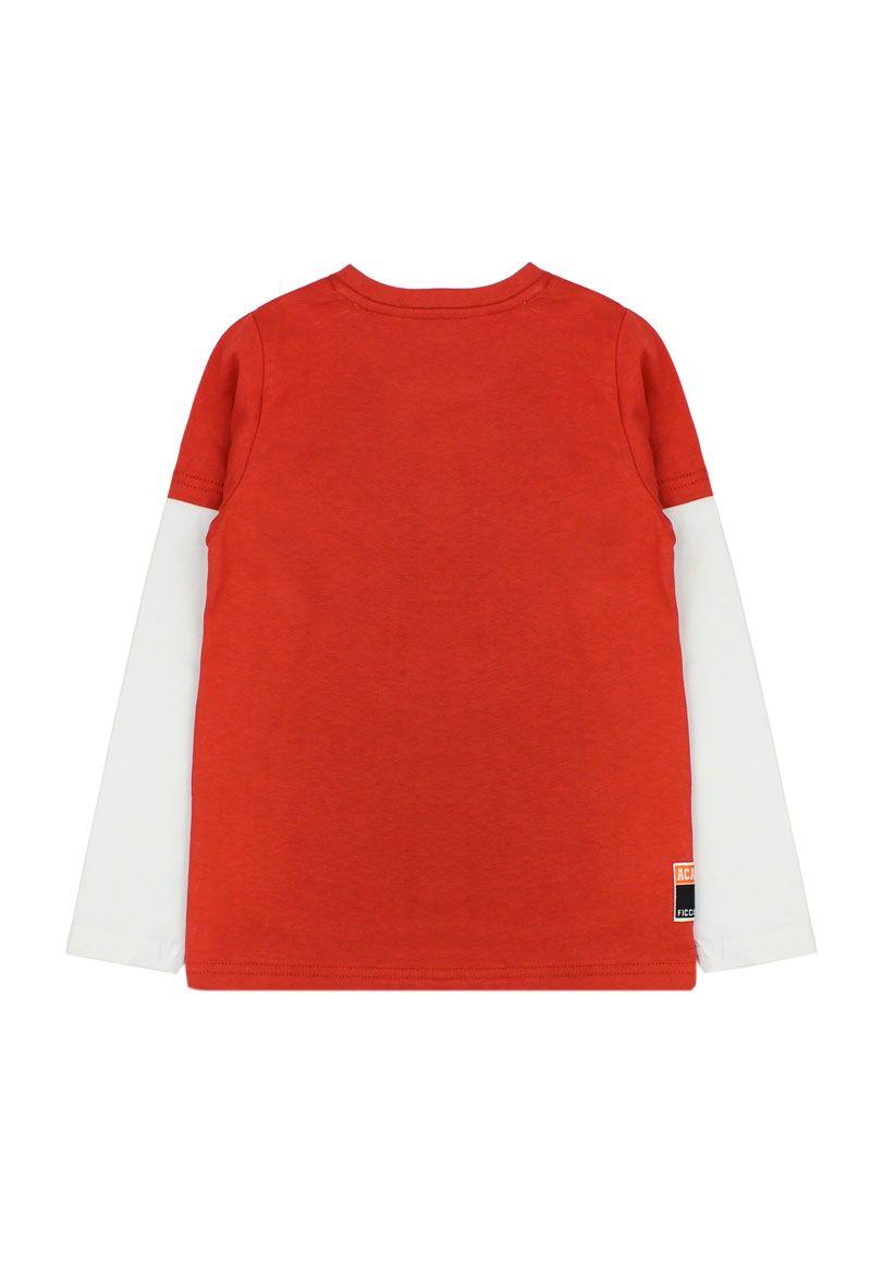 Polera kids niño doble manga academy 226-1