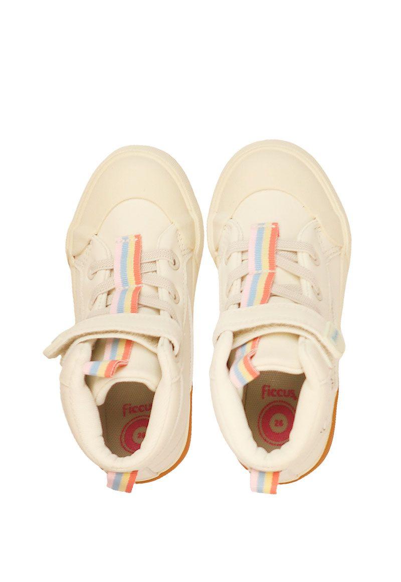 Zapatilla urbana caña velcro elástico kids niña 834-2