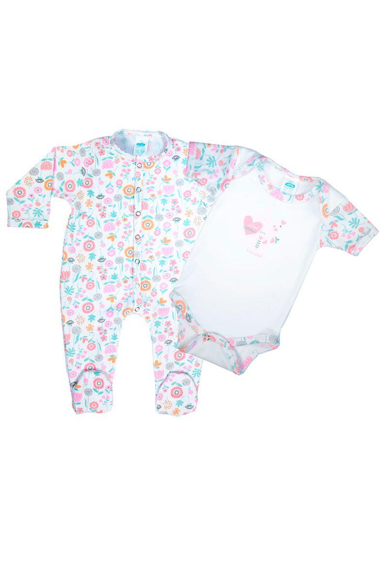 Set Body Bebé Niña Vestir-1