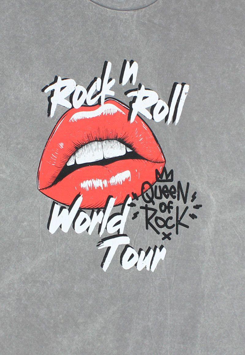 Polera teens niña desgastada attitude 435-2