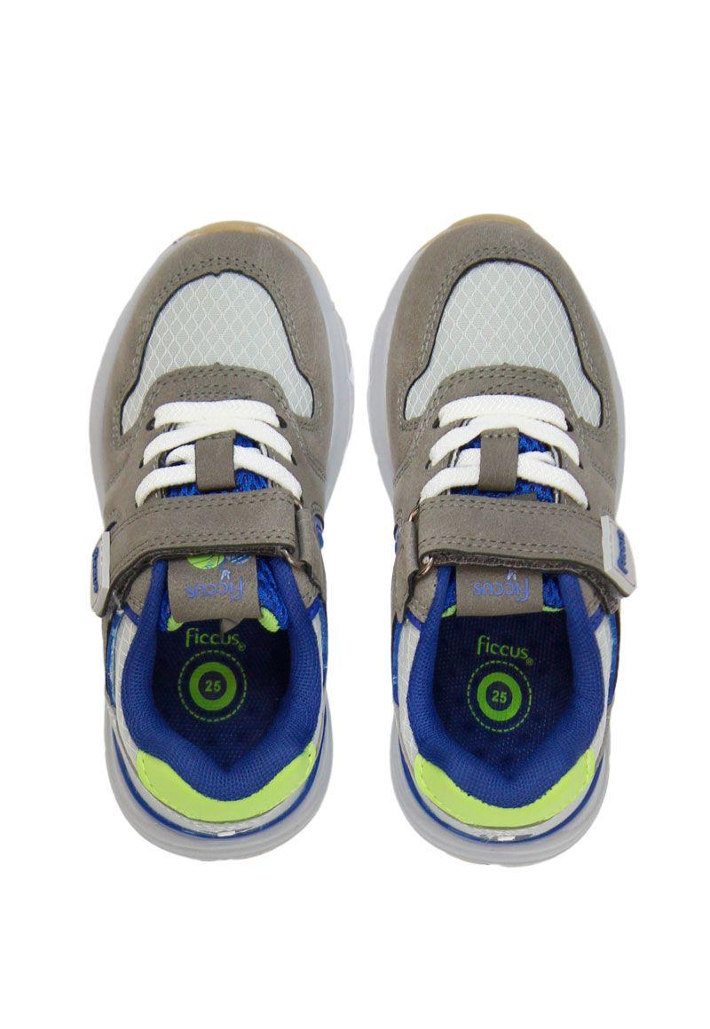 Zapatilla sport velcro elástico kids niño 895-2