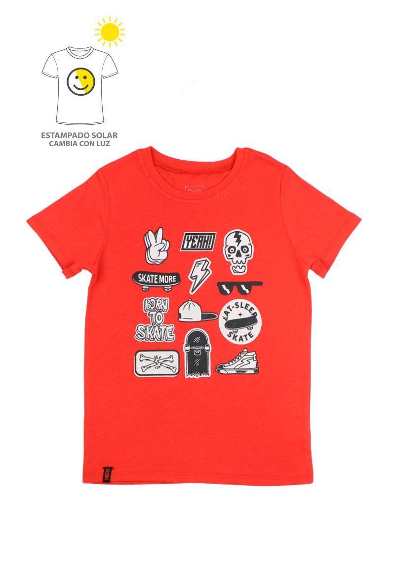 Polera kids niño estampado solar 792-0