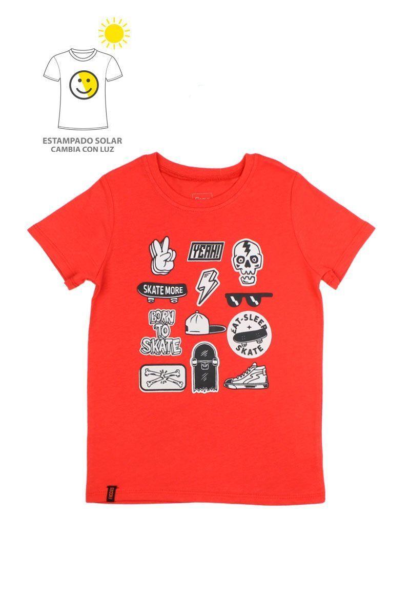 Polera kids niño estampado solar 792-1