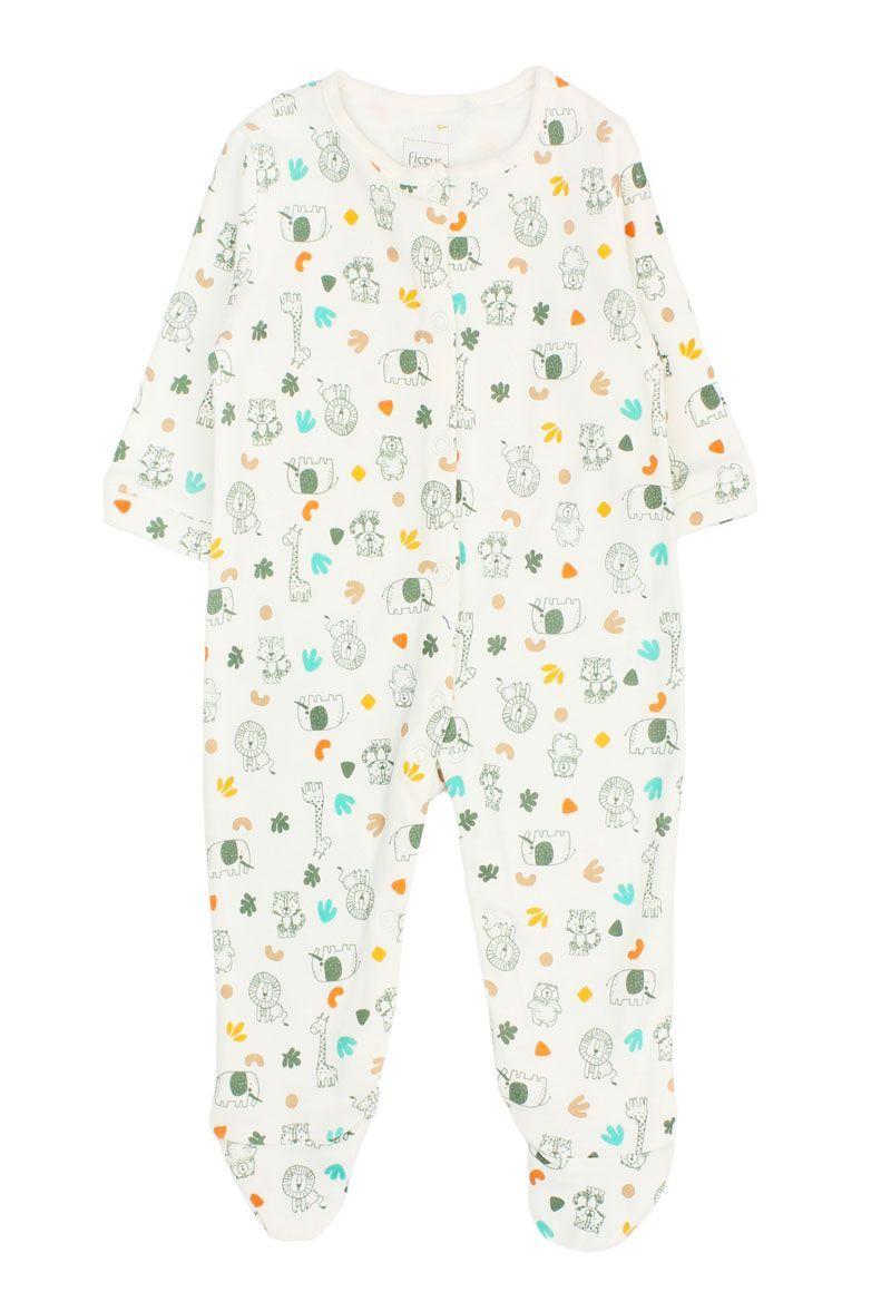 Pijama newborn niño algodón jungle 116-1