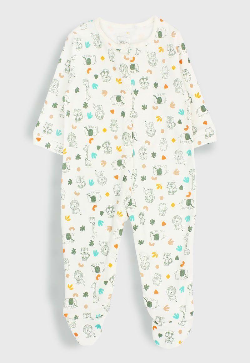 Pijama newborn niño algodón jungle 116-0