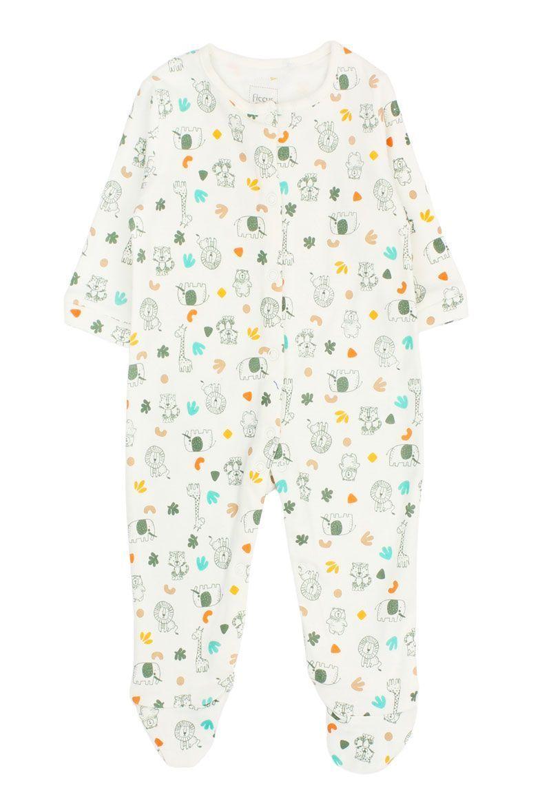 Pijama newborn niño algodón jungle 116-1
