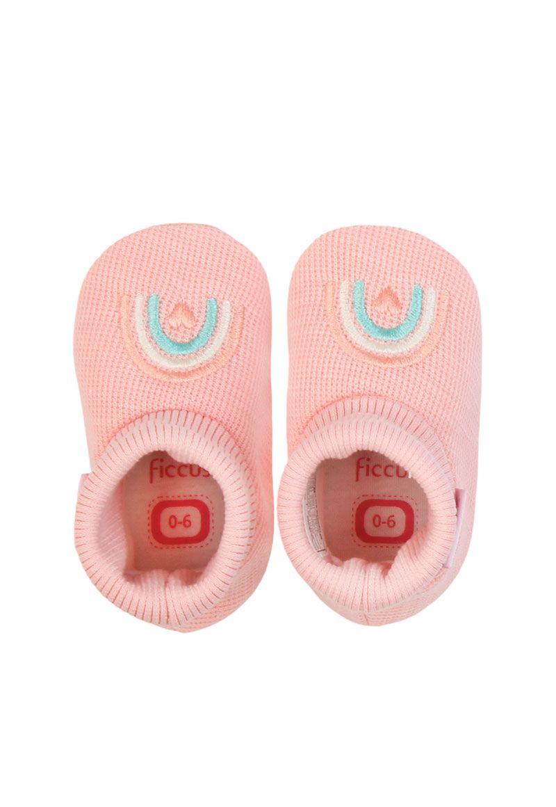 Botín algodón newborn niña 827r-2