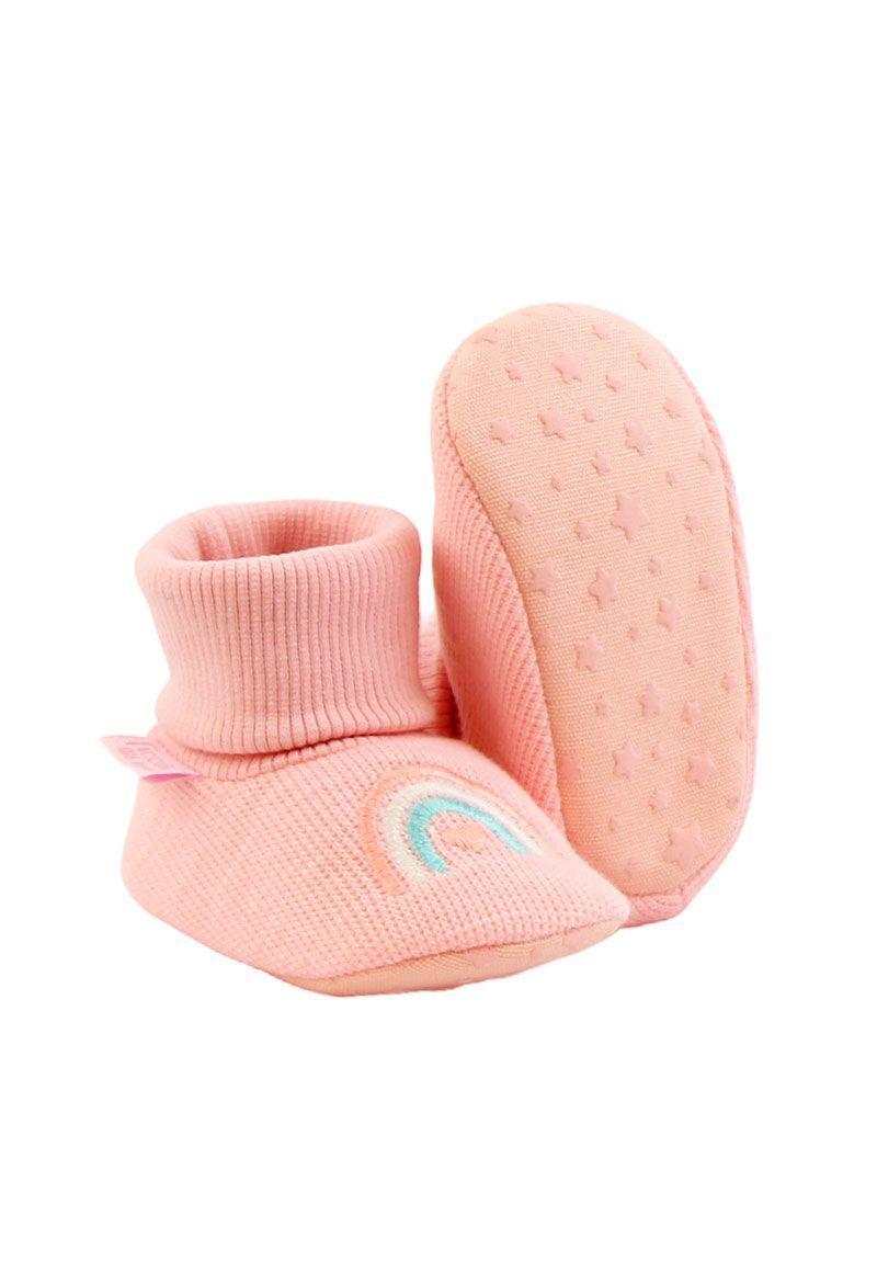 Botín algodón newborn niña 827r-3