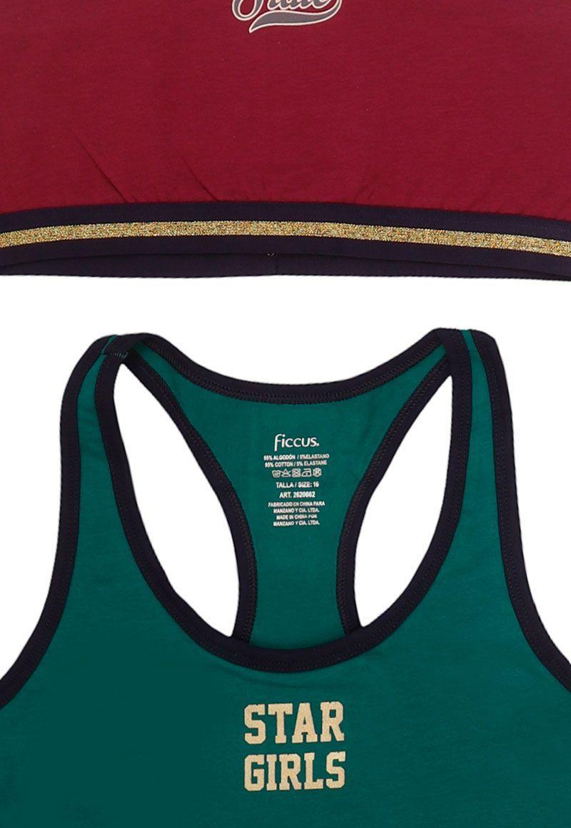 Pack doble sosten teens niña  662m-2