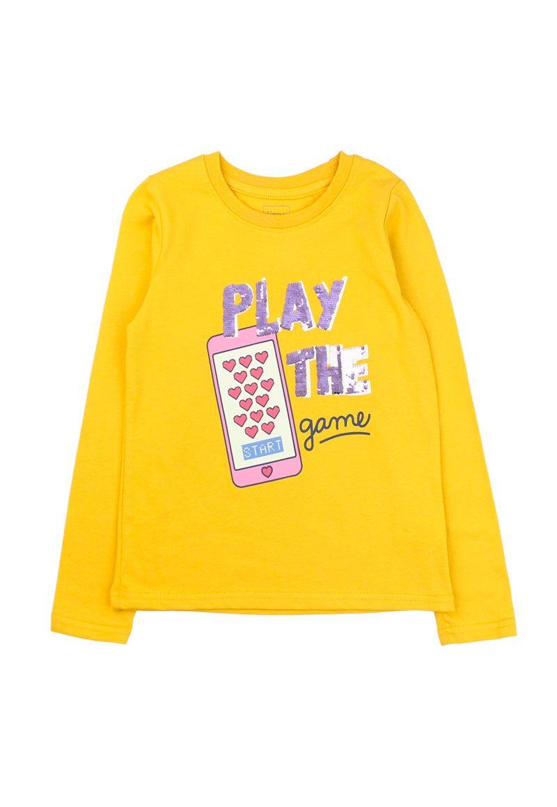 Polera kids niña lentejuelas day to day 737 W24-0