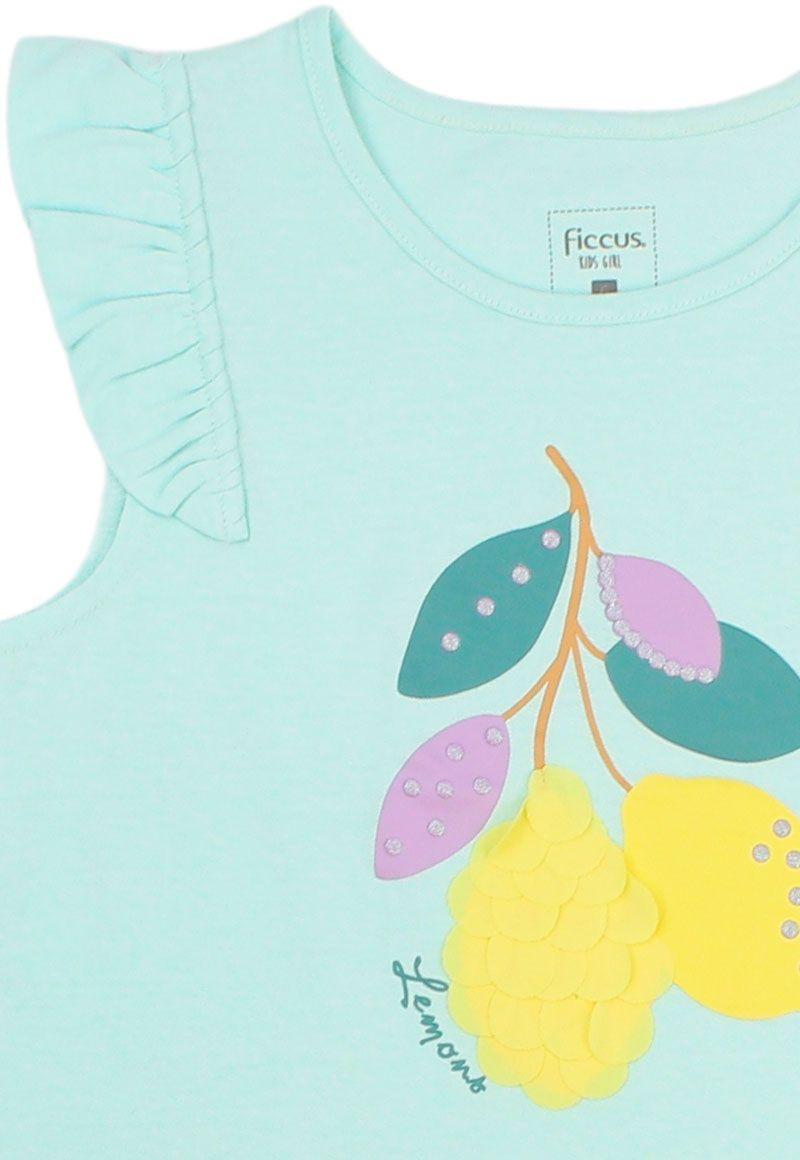 Pijama kids niña corto lemons 339-2