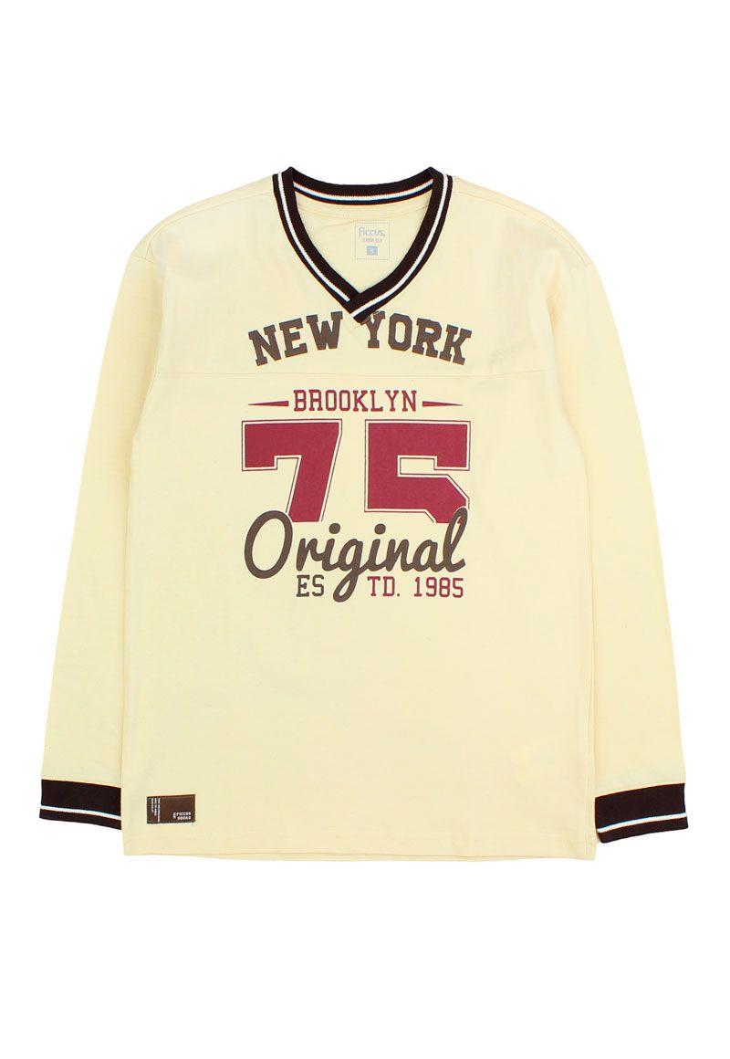 Polera jr niño cuello v squad 329R-0