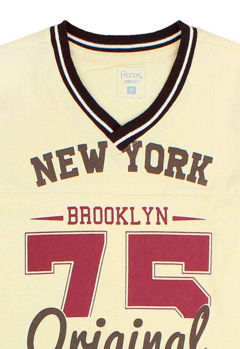 Polera jr niño cuello v squad 329R-2