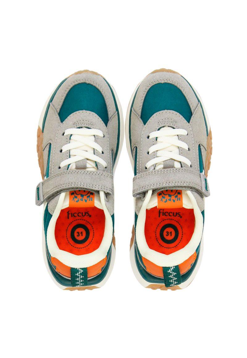 Zapatilla sport velcro elástico junior niño 940-2