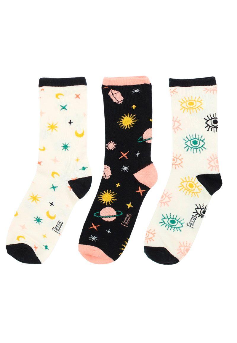 Pack 3 calcetines kids niña teens 656c-0
