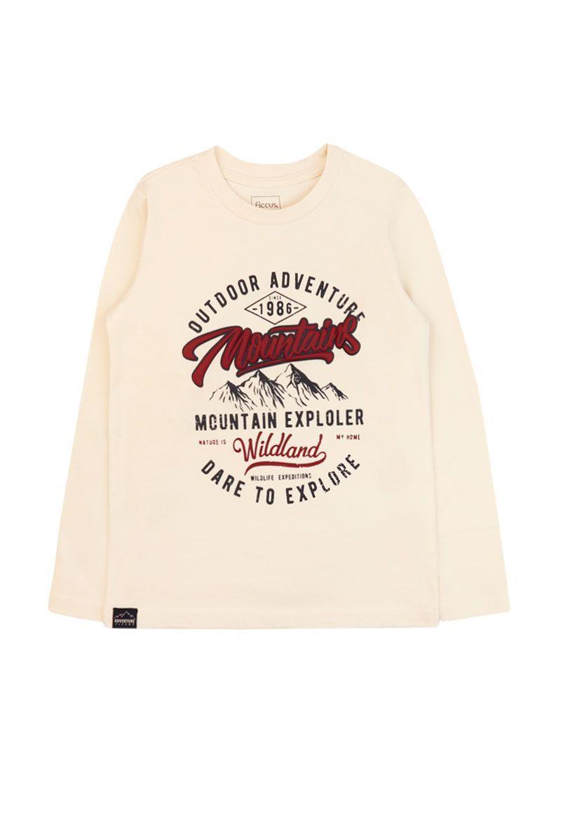 Polera kids niño estampada adventure 231-0
