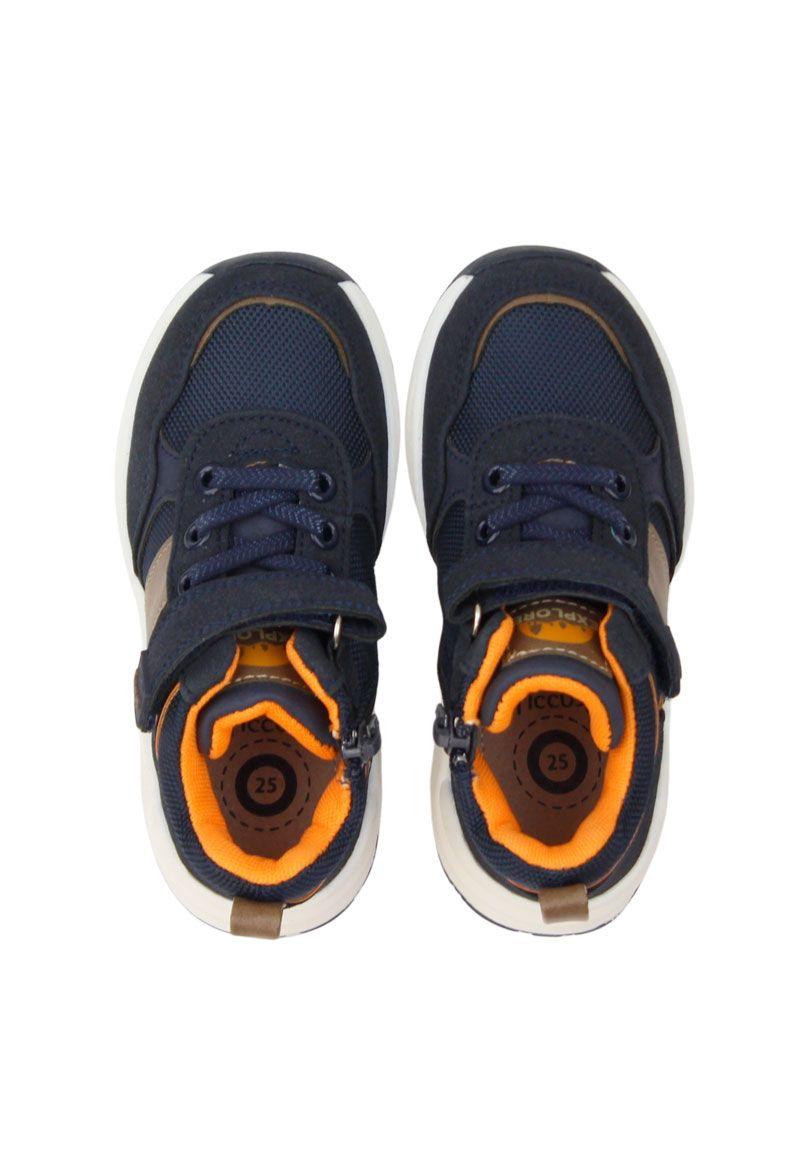 Botín caña velcro elástico kids niño 861-2