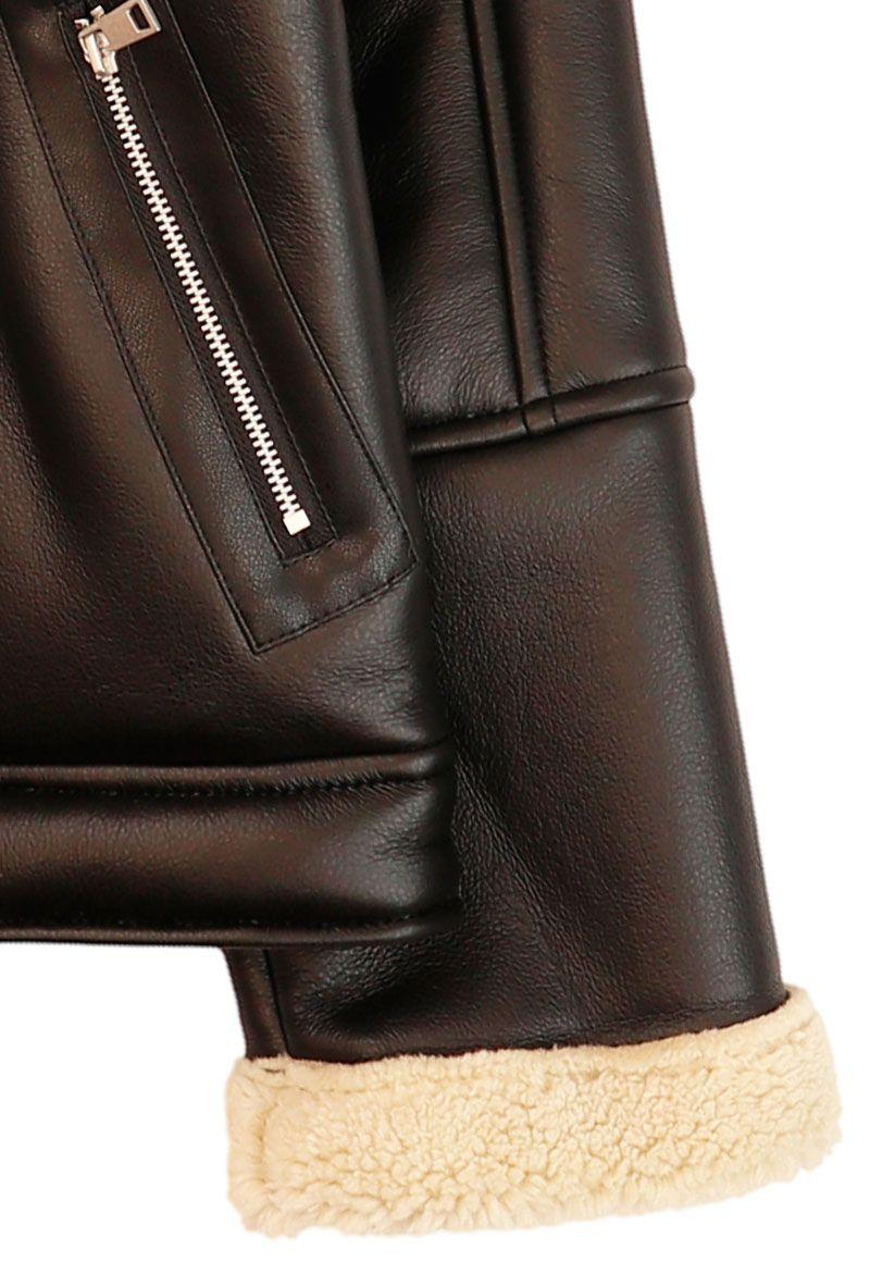 Casaca jr niña ecocuero squad 376v-2